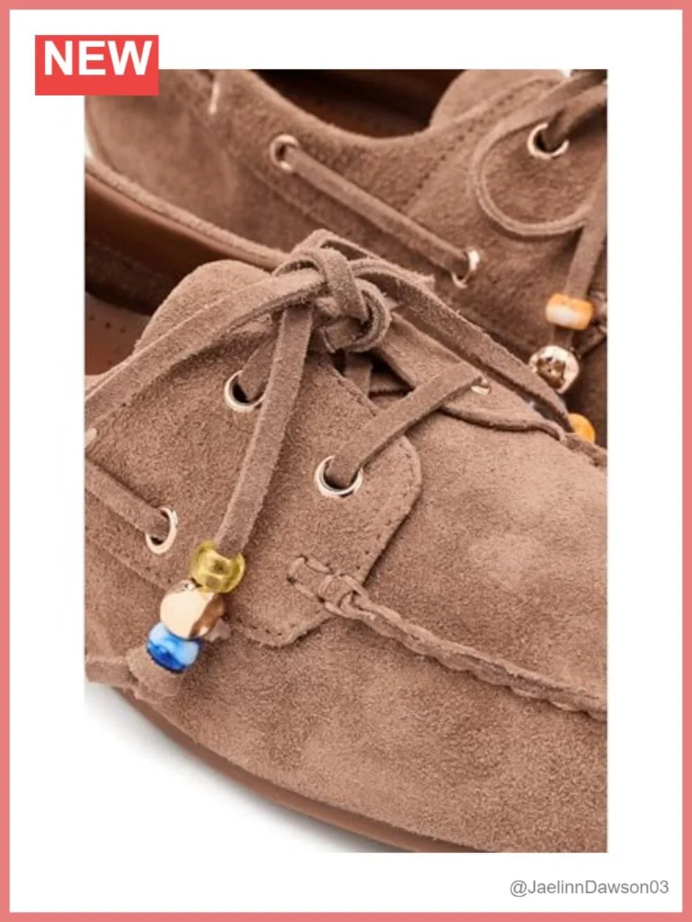 Madewell Jamie Boat Shoes Suede Slip-On Leather Lining